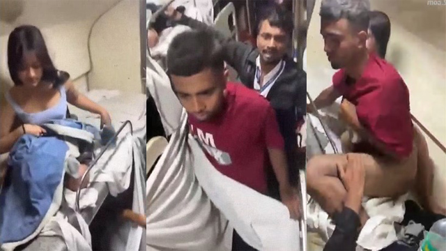 Chalti Train Me Ladka Ladki ki chudai – pakdi gai Viral Video