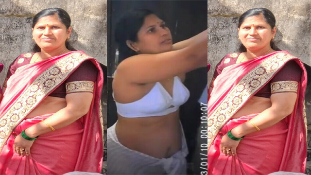 Mallu Aunty Dusky Boobs Show & Chudai Video